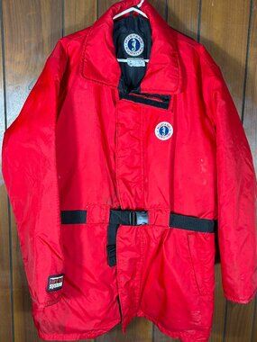 Mustang Survival MC1505 Basic Floater Coat Mens Sz XXL Personal Floatation